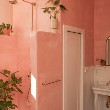 Color Atelier Tadelakt Shower Plaster  in color Rosé