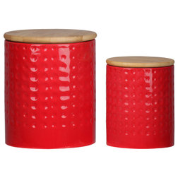 Contemporary Kitchen Canisters And Jars by Urban Trends Collection
