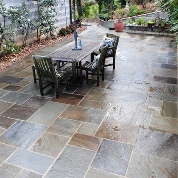 Variegated Bluestone Patio in Stratford Hills - Richmond, Va.