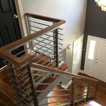 Stainless steel horizontal railing