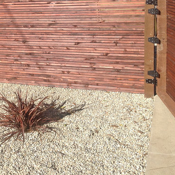 Custom Fence & Gate--Wood Slat