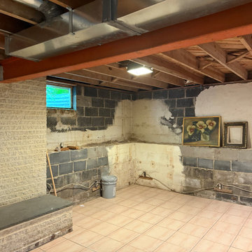 Basement Remodel with Egress Window Installation