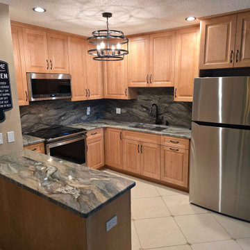 From Dated to Dreamy: A Warm & Welcoming Condo Kitchen Transformation