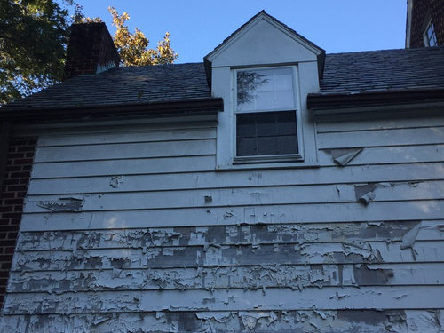 Exterior Repair and Painting of Damaged Wood Siding