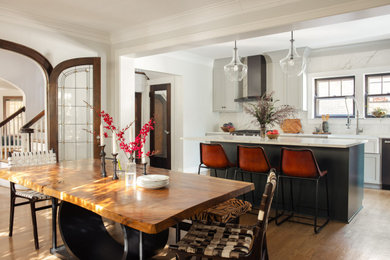 Dining room - eclectic dining room idea in Chicago