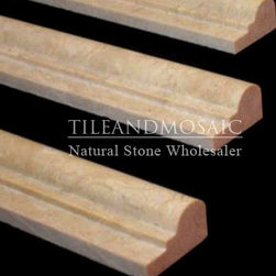 Crema Marfil Marble Ogee 1 Chairrail Molding Polished - Products