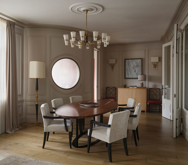 Современная классика Столовая by Helena Kornilova Architecture d'Int&eacute;rieur