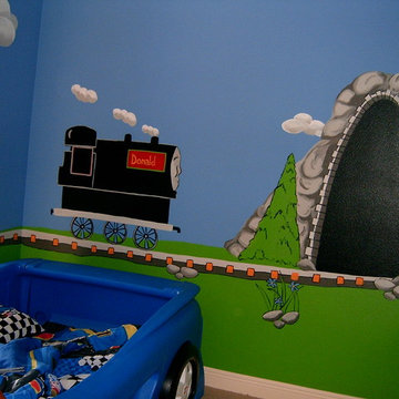 boys train room