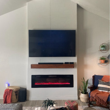 Electric Fireplace Wall Add-on