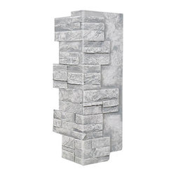 136-DURANGO STACKED STONE VENEER CORNER 24"H X 11"W X 1 1/4"D - Wall Panels
