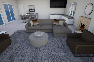 living dining open concept