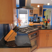 angle kitchen countertop