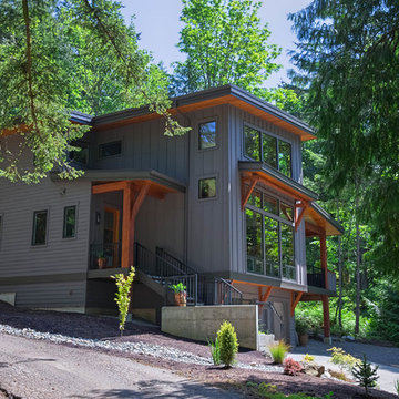 Bright Modern House Plan - 6454