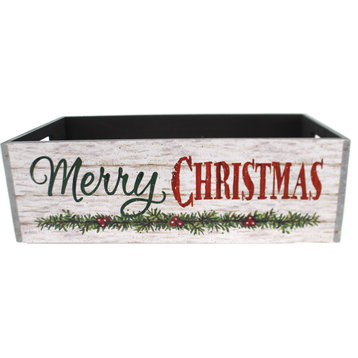 Christmas Countryside Message Planter Messge Standing Planters