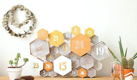 DIY : Un calendrier de l'Avent inspiré des nids d'abeilles