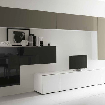 Modern Italian Wall Unit Kubo 04 by Artigian Mobili - $3,219.00
