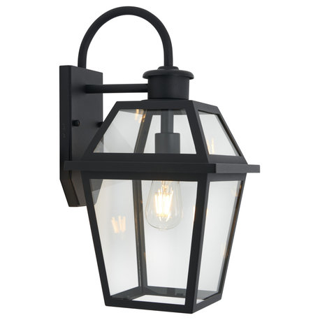Artika Colonial Outdoor Wall Light Fixture with 6W LED Edison Bulb