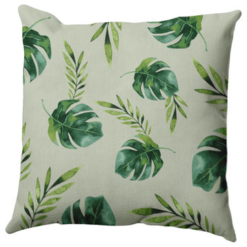 Jungle Leaf Pillow, 26"x26"