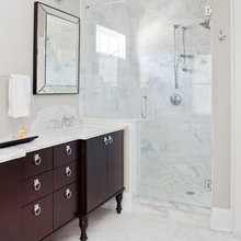 downstairs bathroom (tile and walls)