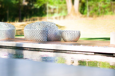 Example of a trendy pool design in Other