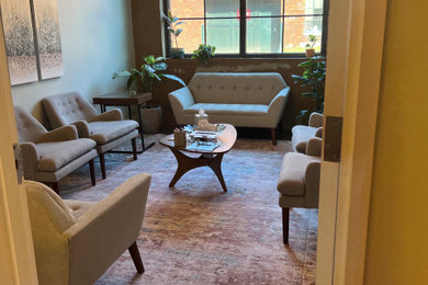 Example of an urban home design design in Charlotte