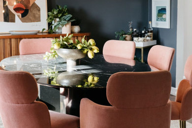 Minimalist dining room photo in Los Angeles