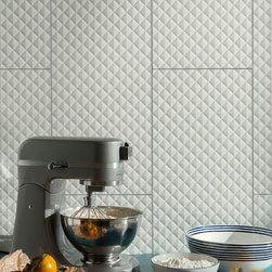 Mandara White Diamond Textured Matte Tile - Tile