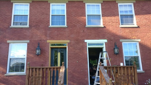 Painting Design For Brick Farm House
