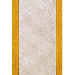 BM-31 Interior Bamboo Contemporary Full Lite Silk IG Glass Single Door - Interior Doors