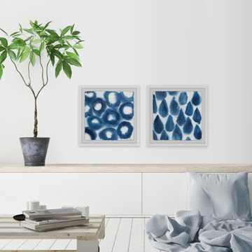 Indigo Bleed VII Diptych