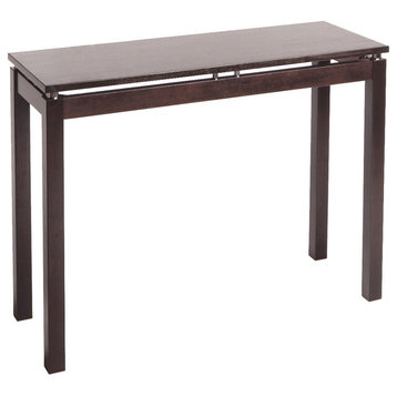 Linea Console/Hall Table With Chrome Accent