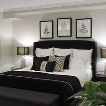 Master Bedrooms with Black Accents
