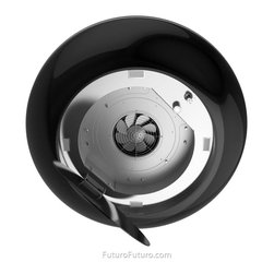 30&Prime; Orbit Black Island Range Hood - Range Hoods And Vents