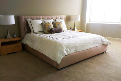 Inspiration for a contemporary bedroom remodel in Salt Lake City
