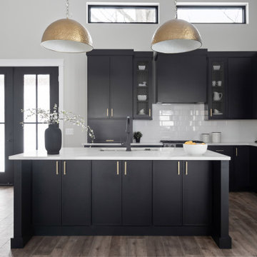Designing a Dark & Moody Barndominium in Rochester Hills