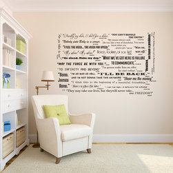 Famous Movie Quotes Collection - Wall Decals