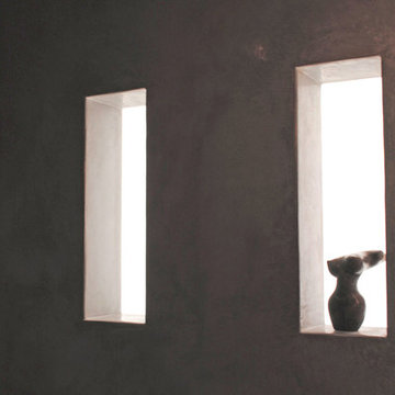 Lighting Tadelakt Bathroom