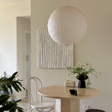 Wabi Sabi Wind Paper Pendant Light Project | Dining Room | France