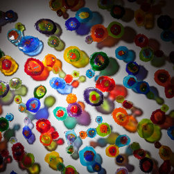 FLOATING COLOR SPLASHES - Wall Sculptures