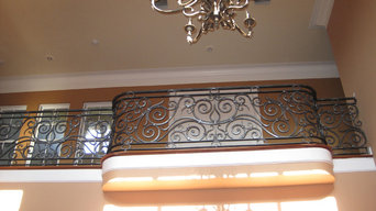 Wrought Iron Balcony Handrail