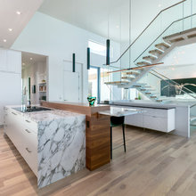 Kitchen island multilevel