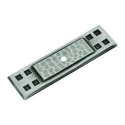 Belwith Keeler Arts And Crafts Rectangular Knob Backplate - Home Improvement