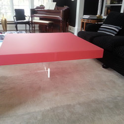 Coffee Table - cross base with color top - Products