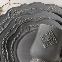 Villa Beleza Slate Dinnerware by Skyros Designs - Dinnerware