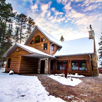 Concrete Log Siding Homes