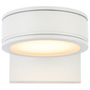 Raine Integrated Led Wall Sconce In White