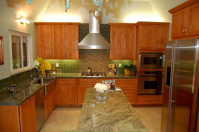 Example of a kitchen design in Santa Barbara