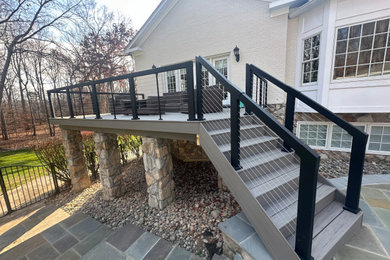 TimberTech Decking with Cable Railings