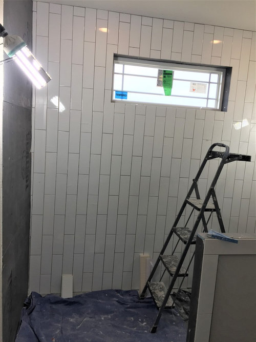 Botched shower tile job?