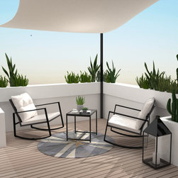All Weather Wicker Small Patio Set - Outdoor Pub And Bistro Sets